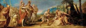 A mission from Rome offering a baton to Cincinnatus by Noel Halle