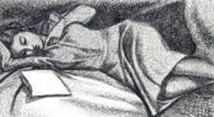 Girl Sleeping by John Buckland-Wright