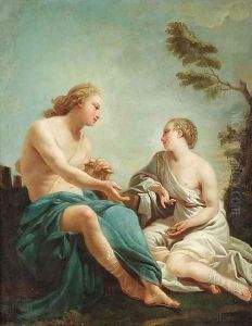 Apollo and the Cumean Sibyl by Noel Halle