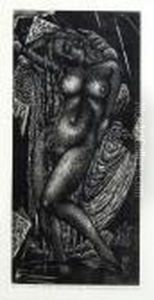 Metamorphosis No Iii, Girl Into Spring(cbw.l.123) by John Buckland-Wright