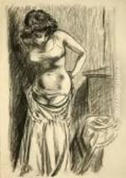 Girl Removing Her Petticoat, 1945 - view 1