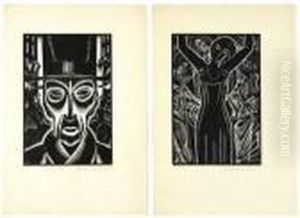 Edgar Allan Poe. The Mask Of The Red Death by John Buckland-Wright