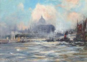 St. Paul's Cathedral from the Thames St. Paul's Cathedral from the Thames