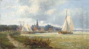 Approaching shore by Hendrik Hulk