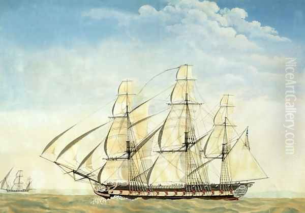 The frigate USS Essex - view 1