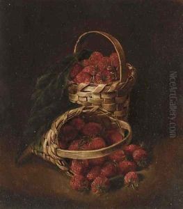 Basket of Strawberries by William Jacob Hays