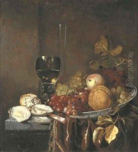 Grapes on the vine by David Hennekyn
