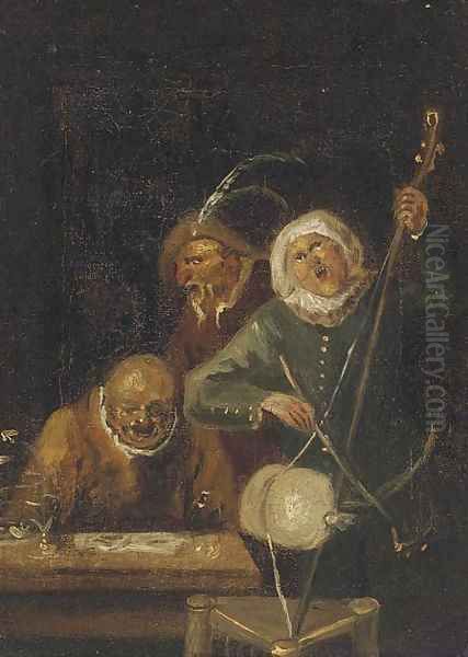 Boors in an interior - view 1