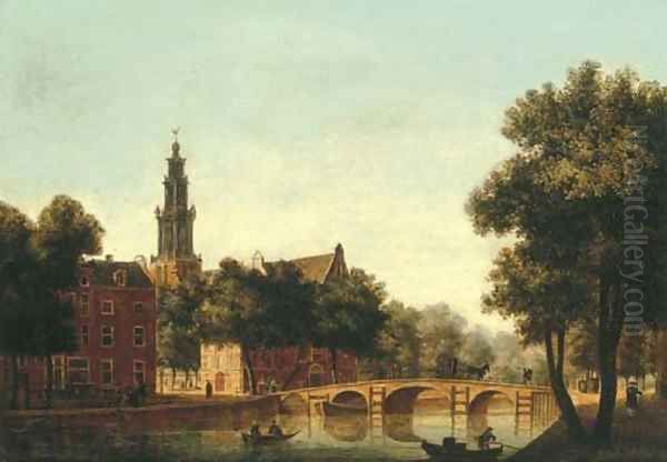 The Westerkerk, Amsterdam, seen from the Keizersgracht - view 1