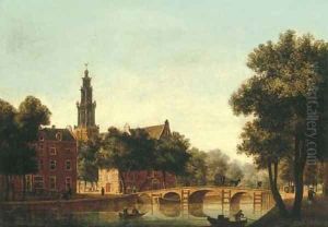 The Westerkerk, Amsterdam, seen from the Keizersgracht The Westerkerk, Amsterdam, seen from the Keizersgracht