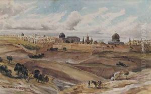 Jerusalem from the Mount of Olives by Charles Gilbert Heathcote