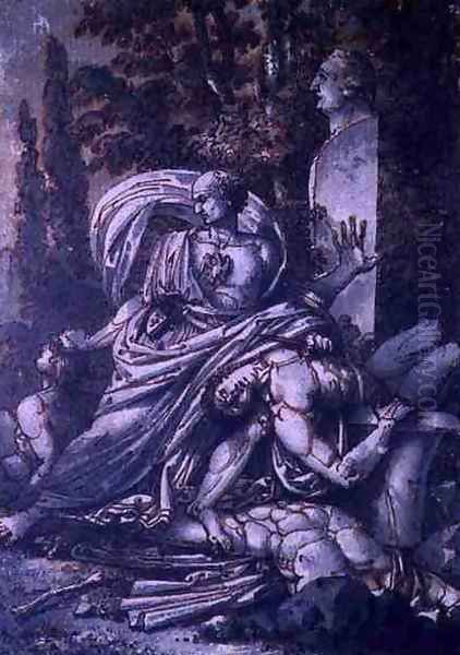 Allegorical picture depicting Lazare Carnot 1753-1823 - view 1