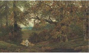 A Hampshire road by Theodore Hines