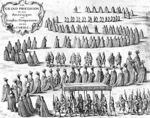 The Grand Procession of the Sovereign and Knight Companions by W Hollan