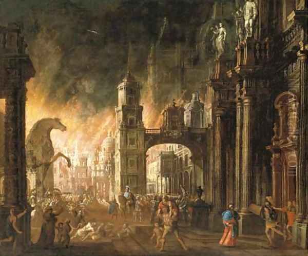 The Sack of Troy by Daniel van Heil