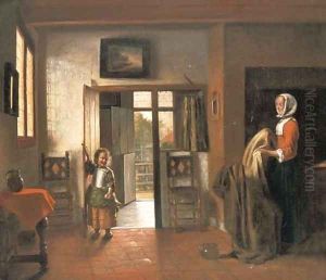 The Bedroom by Pieter De Hooch