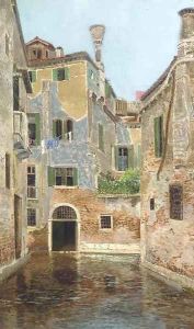 A tranquil Venetian backwater by William Haines