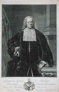Christian Gabriel Schroder by Jacobus Houbraken