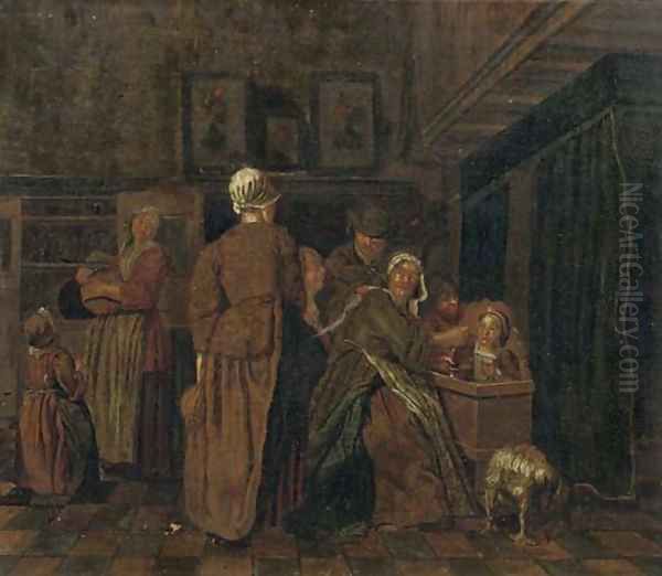A family in an interior - view 1