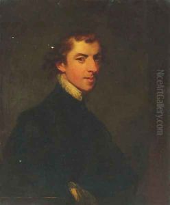 Portrait of the artist by George Huddesford