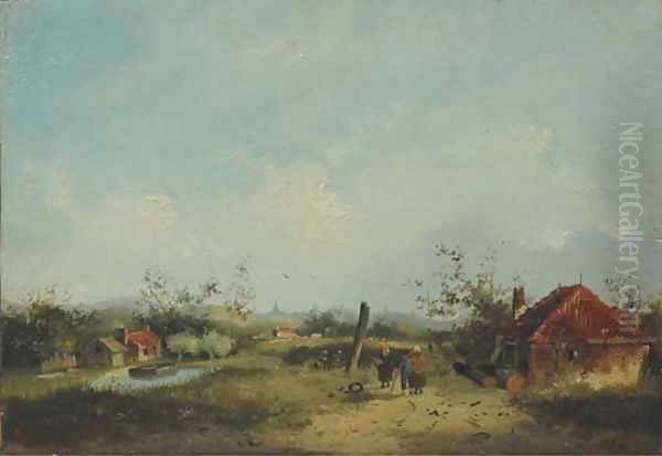 A hamlet in the dunes - view 1