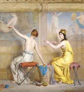 The tapestry weavers by Josephine Houssaye