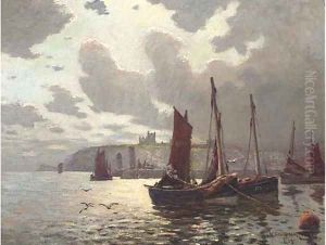 A sparkling morning, Whitby by William Scott Hodgson