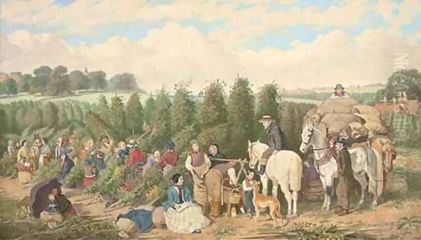 The hop pickers - view 1