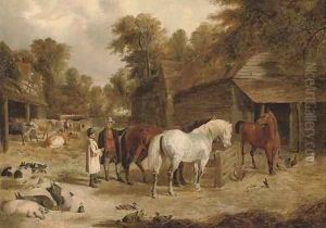 Admiring the hunters by John Frederick Herring