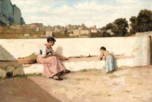 A sunny day, Capri by William H. Thurlow Hunt