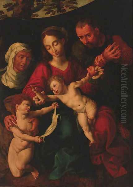 The Holy Family with the Infant Saint John the Baptist and Saint Elizabeth - view 1