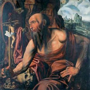 The Penitent Saint Jerome in a cave