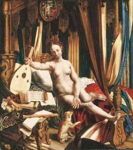 An allegory of love and music by Jan Sanders Van Hemessen