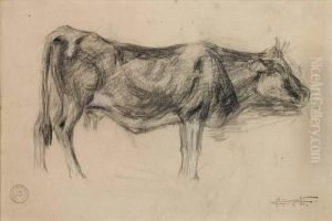 Etude De Vache by Rembrandt Bugatti