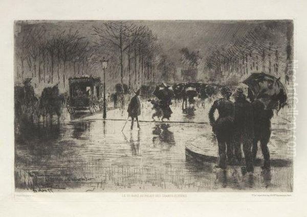 Le Retour Des Artistes, Ou Le 20 Mars Au Palais Des Champs-elysees - view 1