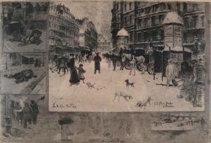 Parisian Street Scene Parisian Street Scene