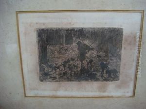 Les Noctambules by Felix-Hilaire Buhot