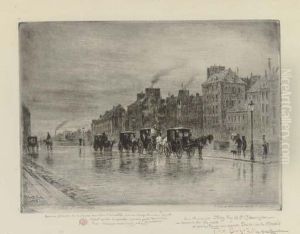 Une Matinee D'hiver Au Quai De L'hotel-dieu