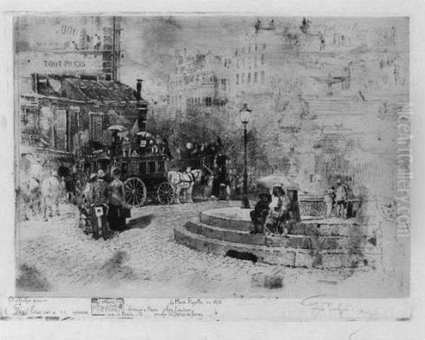 La Place Pigalle En 1878 (bourcard/goodfriend 129) - view 1