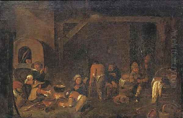 Peasants in a kitchen - view 1