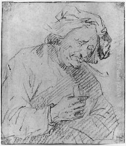 A Smoker holding a Glass A Smoker holding a Glass
