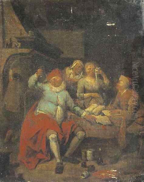 A doctor's surgery by Egbert Jaspersz. van, the Elder Heemskerck