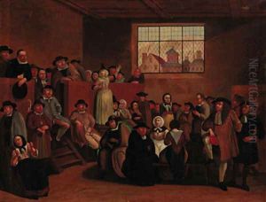 A Quaker meeting