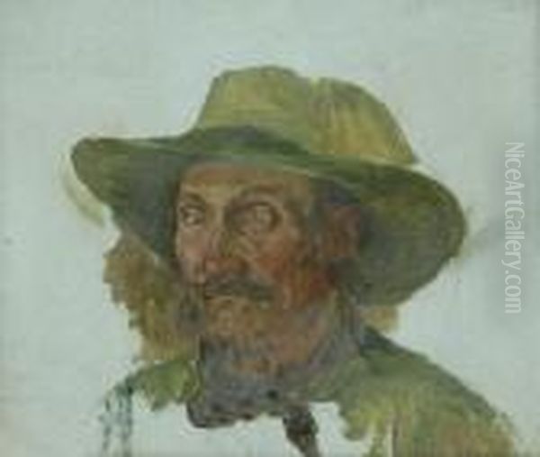 Bergbauer Mit Grunem Hut - view 1