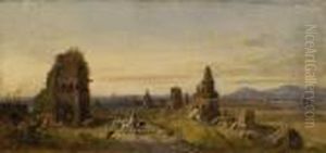Die Graberstrase In Der Campagna.