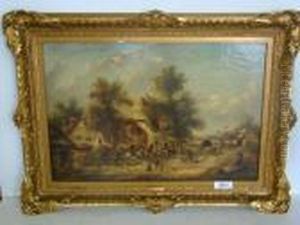 We Hve Listed This As Attributed To, Tear In Upper Left And Small Hole Towards Center.