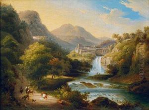 Viehherde In Den Bergen Bei Tivoli