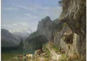 Felsenweg Am Achensee
 Mit Figurenstaffage