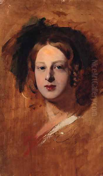 Portrait study of a Lady, throught to be Queen Victoria - view 1