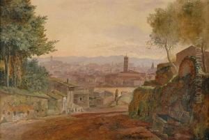 The Road To The City by Heinrich Burkel